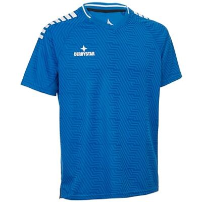 Derbystar Unisex Jeugd Primo Shirt V24, blauw wit, 128 Derbystar Unisex Jeugd Primo Shirt V24, blauw wit, 128