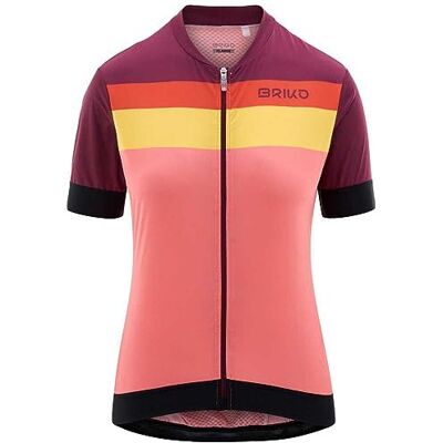 Briko - JERSEYKA STRIPE LADY - Roze - XL - Jersey Briko - JERSEYKA STRIPE LADY - Roze - XL - Jersey