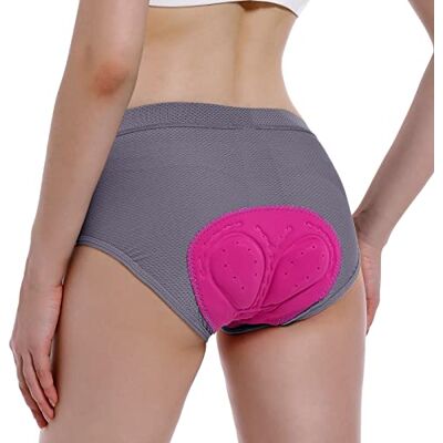 MEETWEE Fietsshorts voor dames, 4D-broek, gevoerd, voor dames, fietsbroek, fietsbroek, onderkleding, fietsen, mountainbike, paardrijden MEETWEE Fietsshorts voor dames, 4D-broek, gevoerd, voor dames, fietsbroek, fietsbroek, onderkleding, fietsen, mountainbike, paardrijden