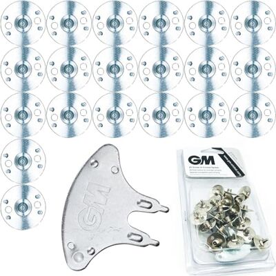 Gunn & Moore GM 22 metalen cricket studs met sleutel Gunn & Moore GM 22 metalen cricket studs met sleutel