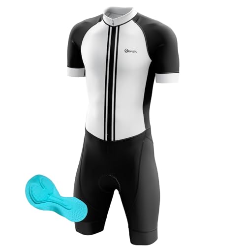 FFFF & OLFEH Pro Trisuit Triatlonpak met korte mouwen voor Ironman, triatlon pak, korte mouwen, triatlonpak, triatlon, triatlon, triatlon, pak voor wedstrijden, hardlopen, fietsen, zwemmen, panty (PT19, XS)