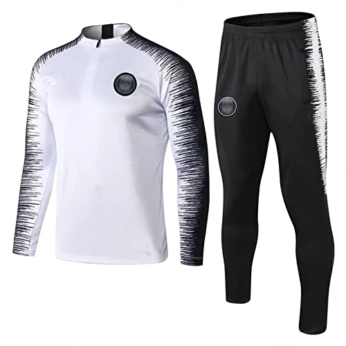 XXW Paris Voetbal Trainingspak, Voetbal Club Mens Lange Mouwen Sportkleding, Running Trainingspak Voetbal Ademend Sport Training Fitness Trainingspak Joggingpak Maillot