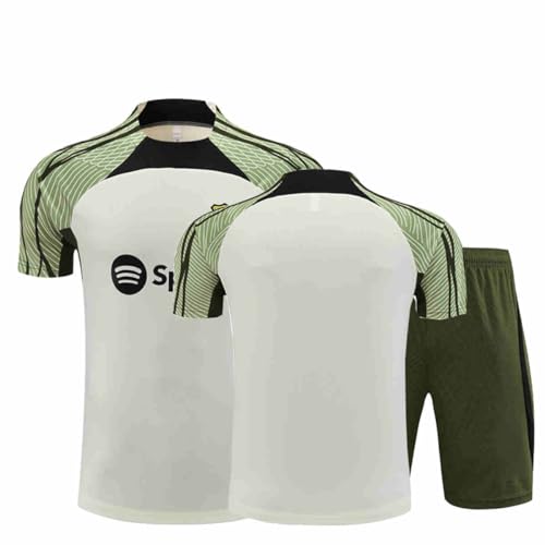 PAREKS 23/24 Barc-elona VoetbalHeren trainingspak, Voetbal shirt voetbalshirts en voetbalshorts, voetbalshirts voor volwassenen en kinderen, outdoor voetbalkleding,G,S