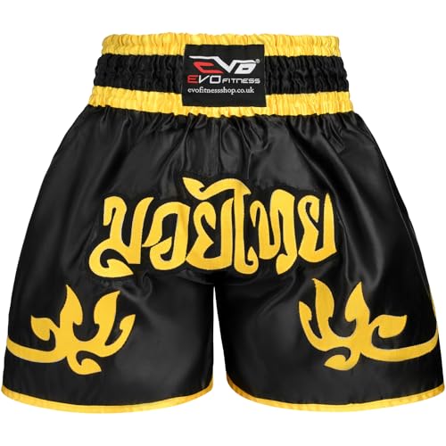 EVO Fitness Muay Thai Shorts MMA Kick Boksen Vechtsporten Vechten Wiel