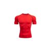 VIPAVA Heren korte mouw Men's running tight fitting short sleeved sports gym sportswear sportswear top (Color : Red, Size : S)