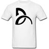 itke Men's Novak Djokovic Tennis Player Logo T Shirts White M