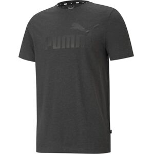 PUMA T-shirt voor heren, ESS Heather T-shirt, donkergrijs Heather, XL, 586736