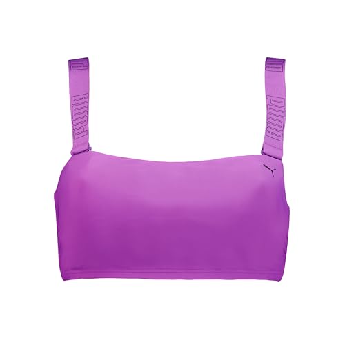 PUMA Bandeau Bikini Top voor dames, lila, L