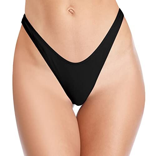 SHEKINI Dames sexy V bikinibroekje bikinibroek voor dames Retro Pant Bikini Bottoms