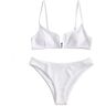 ZAFUL Dames bikini set tweedelig badpak High Cut Bralette Sexy Swimsuit zomer