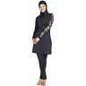 nadamuSun Modest Muslim Swimwear Islamic Swimsuit for Women Hijab Swimwear Full Coverage Swimwear Muslim Swimming Beachwear Swim Suit