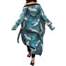 LikeJump AiJump Dames boho kimono lange jurk strandjurk cardigan pareo badpak cover ups