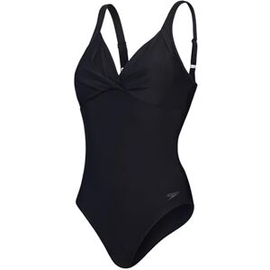 Speedo Shaping Cross Knot 1-delig badpak voor dames, shapewear, strand- en vakantiebadmode, zwart, 46/22 Speedo Shaping Cross Knot 1-delig badpak voor dames, shapewear, strand- en vakantiebadmode, zwart, 46/22