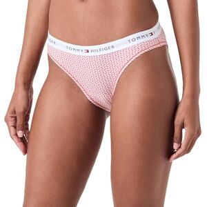 Tommy Hilfiger Dames slip bikini vorm print stretch, roze (Mini Geo Coral Clay), XS Tommy Hilfiger Dames slip bikini vorm print stretch, roze (Mini Geo Coral Clay), XS
