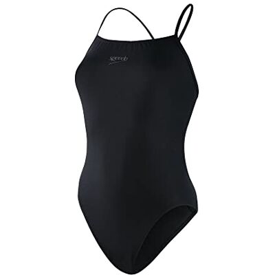 Speedo Dames Endurance+ Dunne Strap Badpak uit één stuk Atletische pasvorm Klassiek ontwerp Chloorbestendig Extra flexibiliteit Speedo Dames Endurance+ Dunne Strap Badpak uit één stuk Atletische pasvorm Klassiek ontwerp Chloorbestendig Extra flexibiliteit