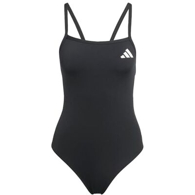 adidas dames Thin Straps V-Back Swimsuit Swimwear, black, 44 adidas dames Thin Straps V-Back Swimsuit Swimwear, black, 44