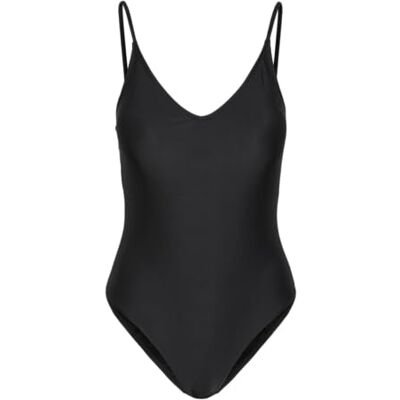 PIECES Pcbaomi Sww Noos Bc Badpak voor dames, zwart, XL PIECES Pcbaomi Sww Noos Bc Badpak voor dames, zwart, XL