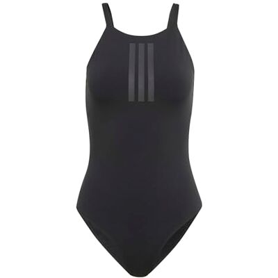 adidas dames 3-Stripes High Neck 2-Way Straps Peachsoft Swimsuit Swimwear, black, 48 adidas dames 3-Stripes High Neck 2-Way Straps Peachsoft Swimsuit Swimwear, black, 48
