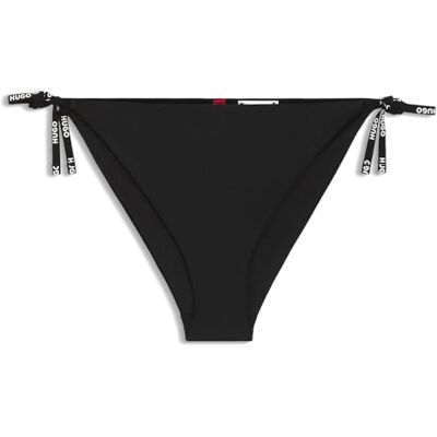 HUGO Dames Bikini_Bot_Sidetie, zwart 001, S HUGO Dames Bikini_Bot_Sidetie, zwart 001, S