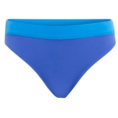adidas dames Optime Aqua Mid-Waist Bikini Bottom Swimwear, semi lucid blue, 34 adidas dames Optime Aqua Mid-Waist Bikini Bottom Swimwear, semi lucid blue, 34