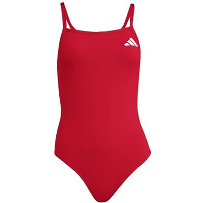 adidas dames Thin Straps V-Back Swimsuit Swimwear, team power red 2, 36 adidas dames Thin Straps V-Back Swimsuit Swimwear, team power red 2, 36