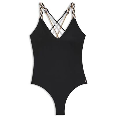 Boss dames zwempak, zwart 001, M Boss dames zwempak, zwart 001, M