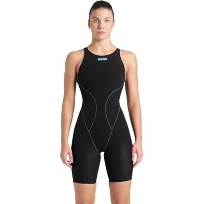 ARENA Women's Powerskin Impulso Kneeskin Swim Racing Suit Open Back Short Leg dames Zwempak uit één stuk (1-Pack) ARENA Women's Powerskin Impulso Kneeskin Swim Racing Suit Open Back Short Leg dames Zwempak uit één stuk (1-Pack)