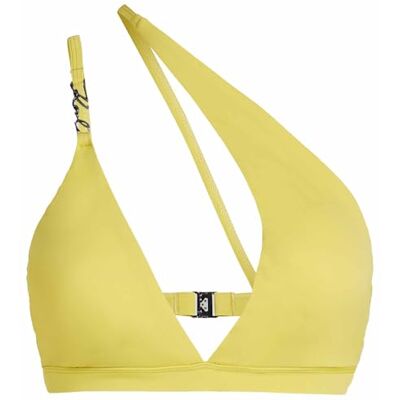 KARL LAGERFELD dna signature one shoulder top, Acacia Yellow, S KARL LAGERFELD dna signature one shoulder top, Acacia Yellow, S