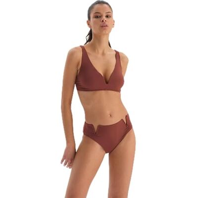 Dagi Dames Triangle Bikini Top, bruin, 44 Dagi Dames Triangle Bikini Top, bruin, 44