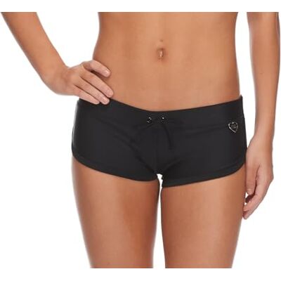 Body Glove Vrouwen Smoothies Sidekick Solid Sportieve Bikini Bottom Badpak Korte, Zwart, XS Body Glove Vrouwen Smoothies Sidekick Solid Sportieve Bikini Bottom Badpak Korte, Zwart, XS