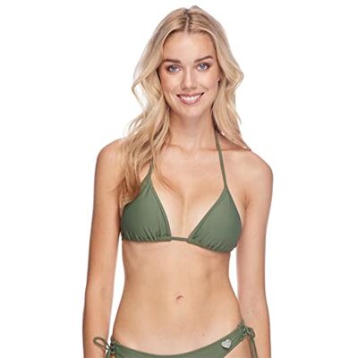 Body Glove Dames Smoothies DITA Solid Triangle Slider Bikini Top Badpak, Cactus, M Body Glove Dames Smoothies DITA Solid Triangle Slider Bikini Top Badpak, Cactus, M