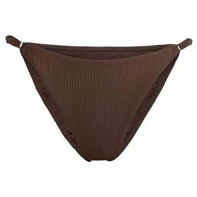 adidas dames Iconisea Ribbed Bikini Bottom Swimwear, Aurora Coffee, 36 adidas dames Iconisea Ribbed Bikini Bottom Swimwear, Aurora Coffee, 36