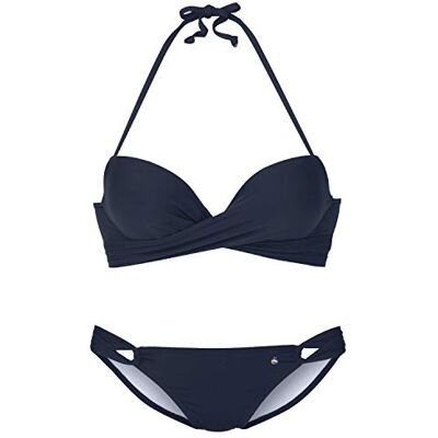 s.Oliver Push-up bikiniset in marineblauw, Donkerblauw, 34 / B s.Oliver Push-up bikiniset in marineblauw, Donkerblauw, 34 / B
