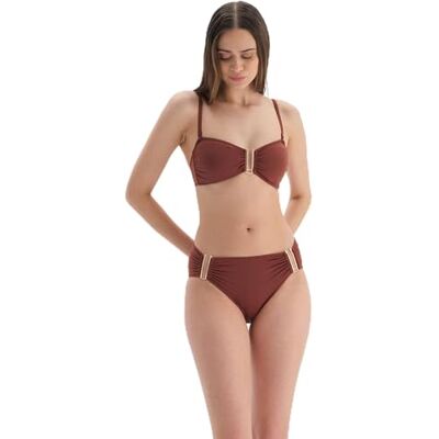 Dagi Dames Strapless Bikini Top, bruin, 36 Dagi Dames Strapless Bikini Top, bruin, 36