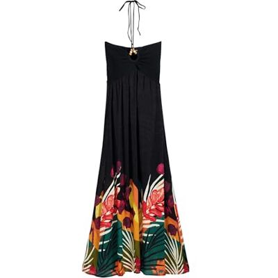 Desigual Swim_belice Jurk Swimwear Cover Up Dames, Zwart, M Desigual Swim_belice Jurk Swimwear Cover Up Dames, Zwart, M