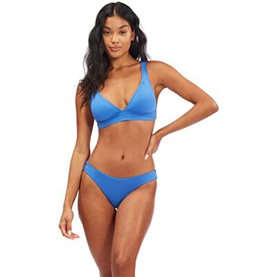 BILLABONG Classic Banded Tri Top Bikini voor dames, Marokkaans blauw 2, L BILLABONG Classic Banded Tri Top Bikini voor dames, Marokkaans blauw 2, L