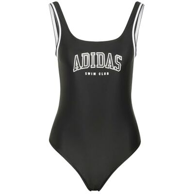 adidas dames Collegiate U-Back Swimsuit Swimwear, black, 40 adidas dames Collegiate U-Back Swimsuit Swimwear, black, 40