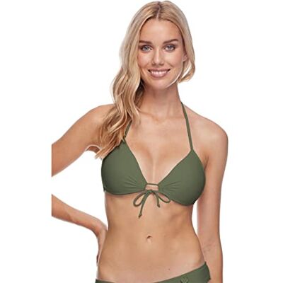 Body Glove Dames Smoothies Baby Love Solid Molded Cup Push Up Triangle Bikini Top Zwempak Bikini Top, cactus, M Body Glove Dames Smoothies Baby Love Solid Molded Cup Push Up Triangle Bikini Top Zwempak Bikini Top, cactus, M