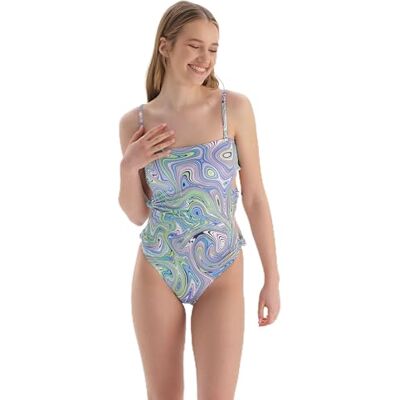 Dagi Strapless zwempak voor dames, Multi Colour, 40 Dagi Strapless zwempak voor dames, Multi Colour, 40