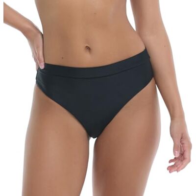 Body Glove Dames Smoothies Marlee Hoge Taille Effen Bikini Bottom Badpak, Smoothie Zwart, S Body Glove Dames Smoothies Marlee Hoge Taille Effen Bikini Bottom Badpak, Smoothie Zwart, S