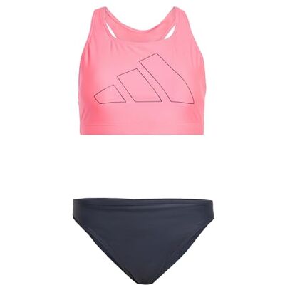 adidas Dames Big Bars Bikini, Lucid Pink/Legend Ink, 34 adidas Dames Big Bars Bikini, Lucid Pink/Legend Ink, 34