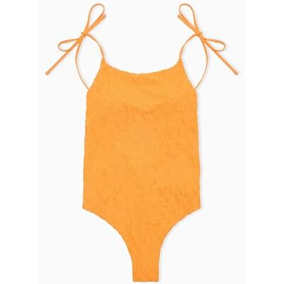 Giorgio Armani Vrouw 3D Bold Logo Badpak Uit één Stuk Oranje XL, Mango 3d Ea Logo, XL Giorgio Armani Vrouw 3D Bold Logo Badpak Uit één Stuk Oranje XL, Mango 3d Ea Logo, XL