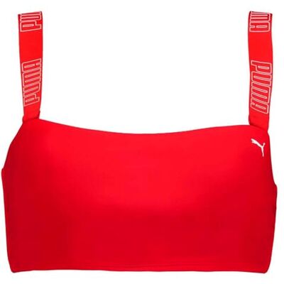 PUMA Swim Women Bandeau TOP 1P, rood, XS PUMA Swim Women Bandeau TOP 1P, rood, XS