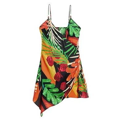 Desigual Swim_Bahamas Straps Swimwear Cover Up voor dames, Zwart, M Desigual Swim_Bahamas Straps Swimwear Cover Up voor dames, Zwart, M