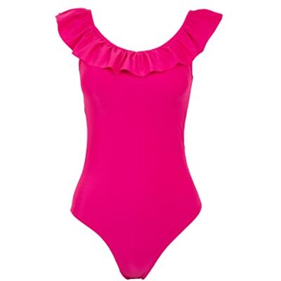 DeFacto One Piece Badpak voor dames, donkerroze (dark pink), M DeFacto One Piece Badpak voor dames, donkerroze (dark pink), M
