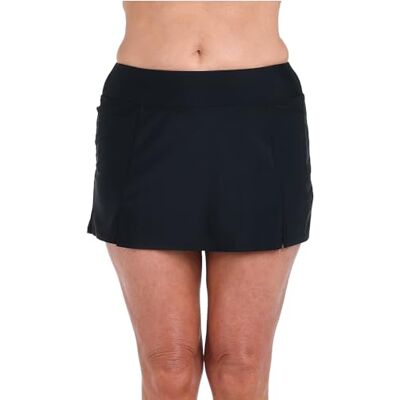 Maxine Of Hollywood Badpak met split aan de zijkant voor dames, Zwart, 12 Maxine Of Hollywood Badpak met split aan de zijkant voor dames, Zwart, 12