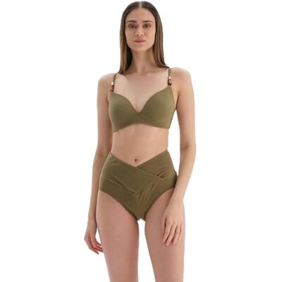 Dagi Dames Triangle Bikini Top, groen, 40 Dagi Dames Triangle Bikini Top, groen, 40