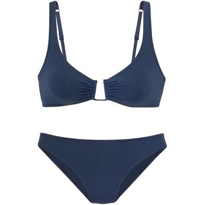 s.Oliver Dames bustier-bikiniset in donkerblauw, donkerblauw, 34 / A s.Oliver Dames bustier-bikiniset in donkerblauw, donkerblauw, 34 / A