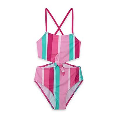 Tuc Tuc Girls-Tropical Puzzel-badpak, eendelig, roze, normaal voor meisjes Tuc Tuc Girls-Tropical Puzzel-badpak, eendelig, roze, normaal voor meisjes