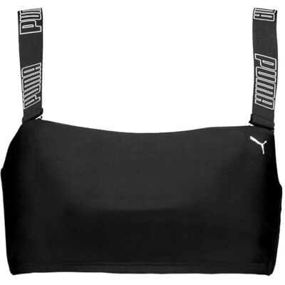 PUMA Swim Women Bandeau TOP 1P, zwart, XS PUMA Swim Women Bandeau TOP 1P, zwart, XS